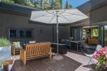 Furnished Deck off Kitchen with Firepit, Gas Grill